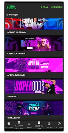 luva bet cassino bonus de boas vindas