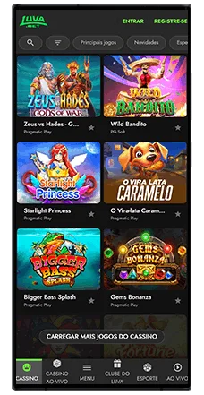 luva bet cassino bonus