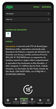luva bet login primeiro deposito