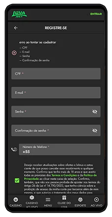 luva bet login passo a passo para entrar